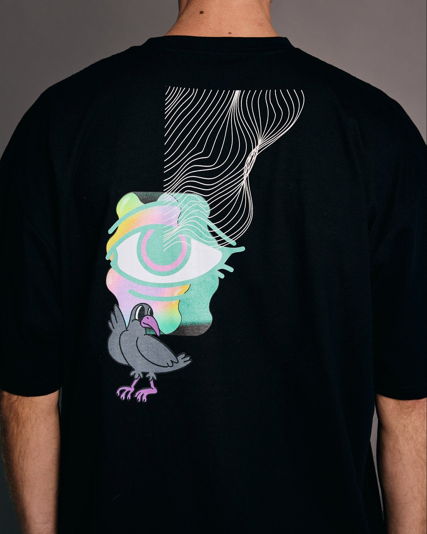 Birdeye x Black T-Shirt – AETERIUS