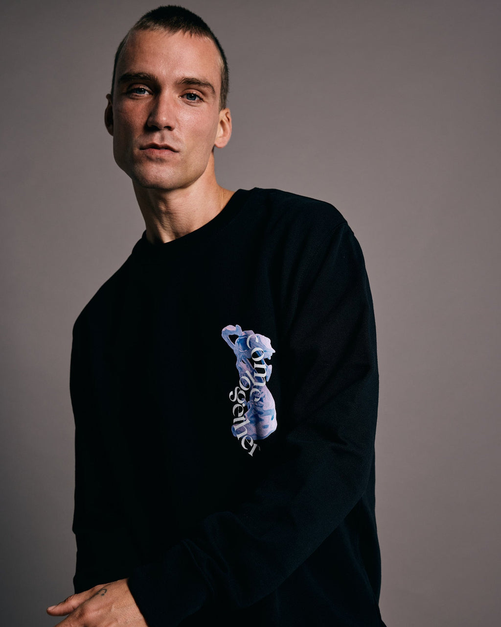 Come Together x Black Crewneck Sweatshirt