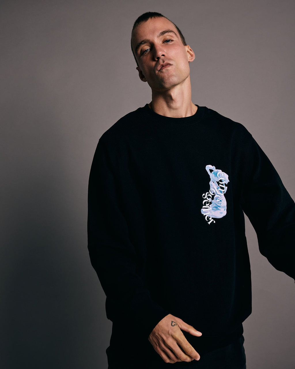 Come Together x Black Crewneck Sweatshirt