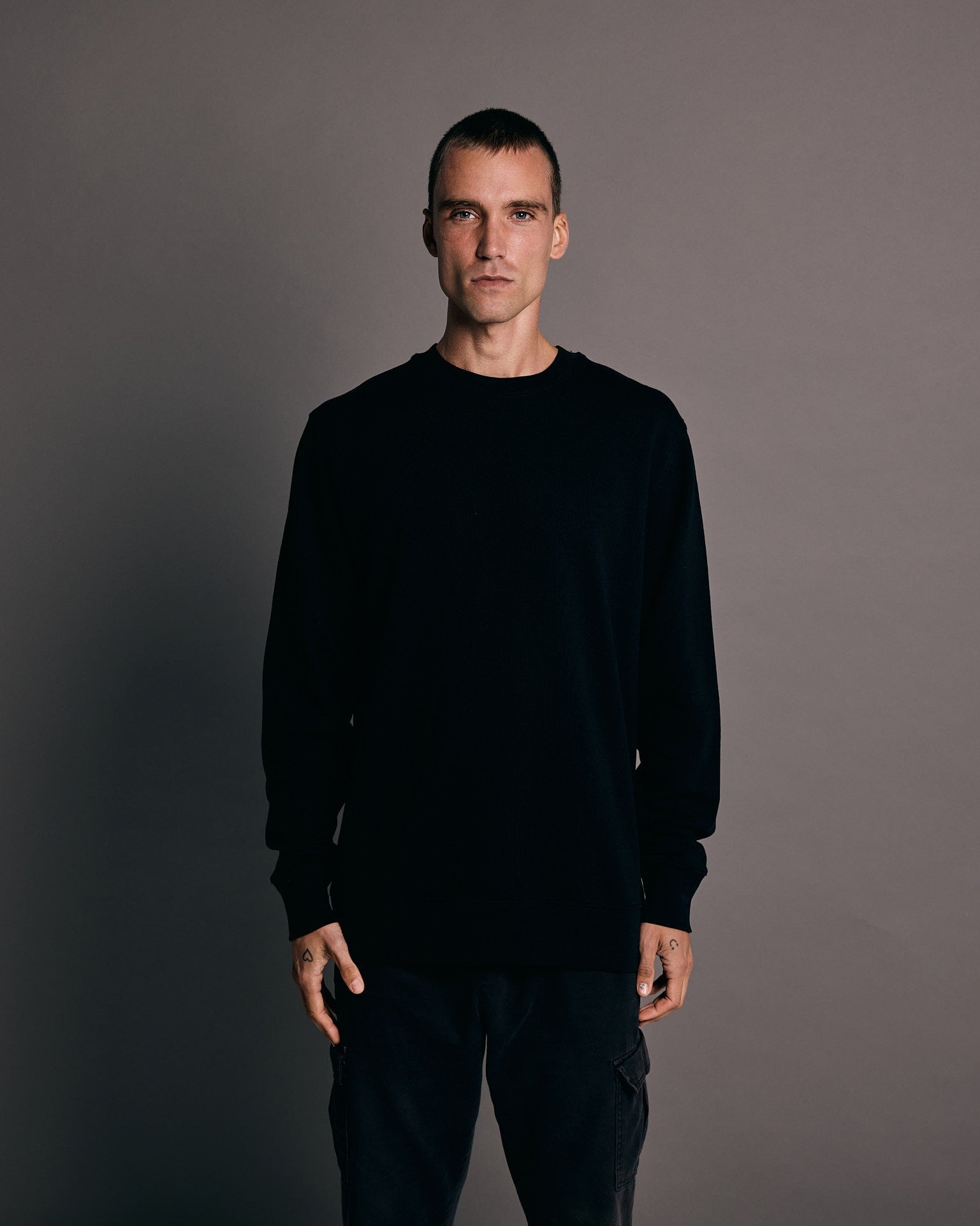 Cosmic Vision x Black Crewneck Sweatshirt