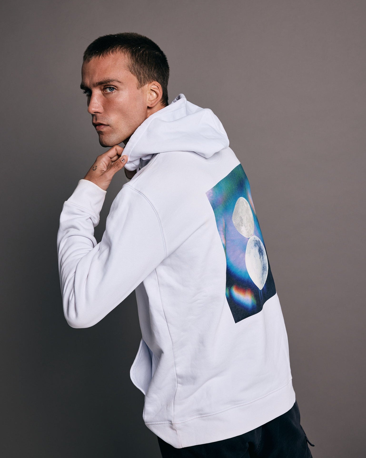 Materialise x White Hoodie x Graphic Hoodie