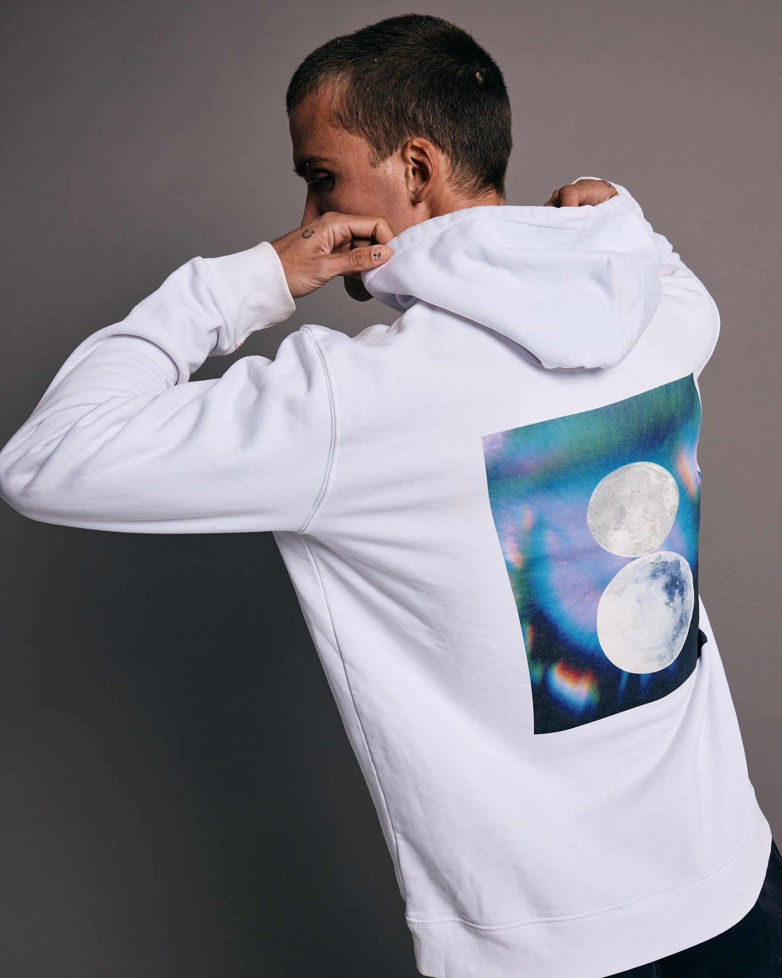 Materialise x White Hoodie x Graphic Hoodie