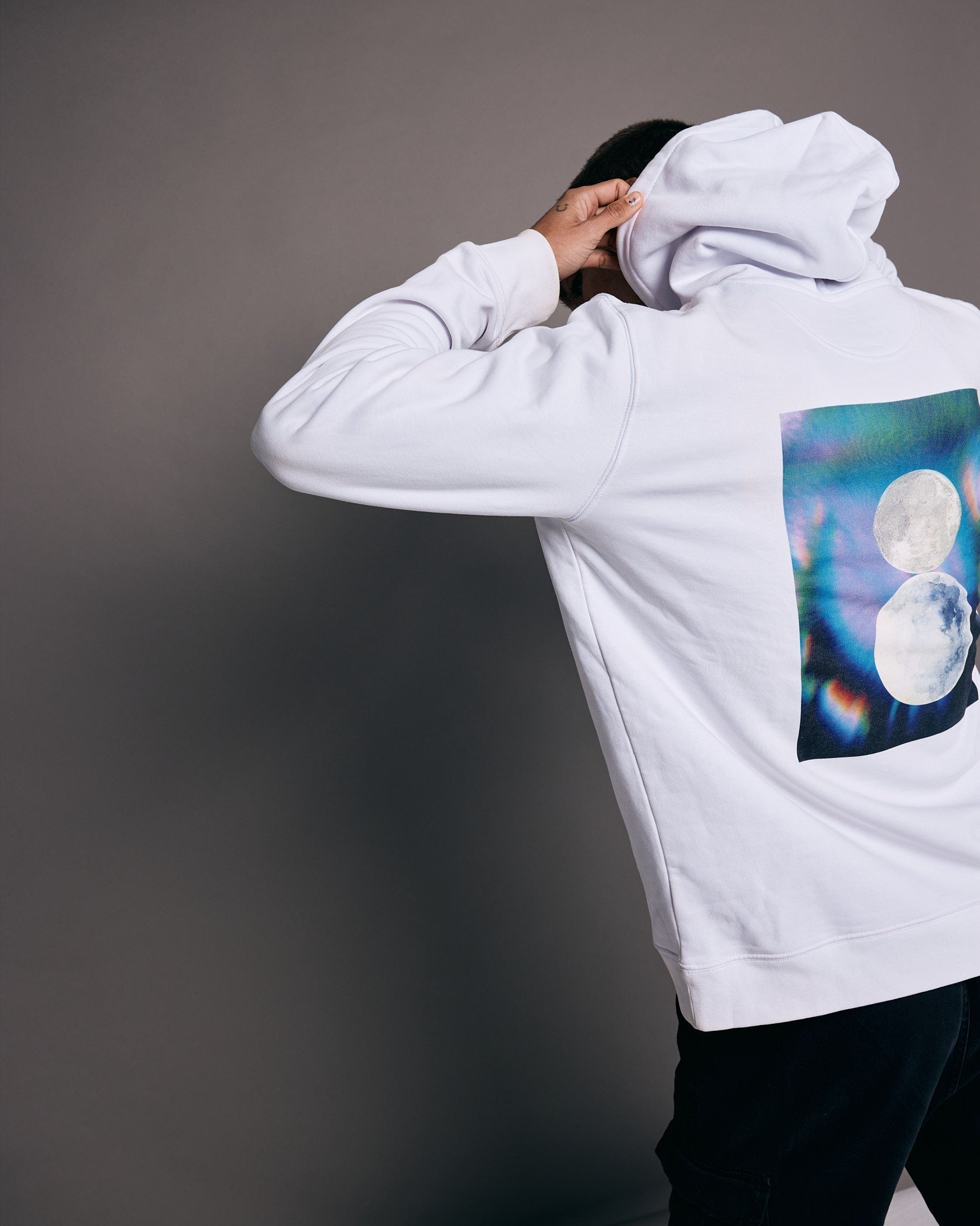 Materialise x White Hoodie x Graphic Hoodie