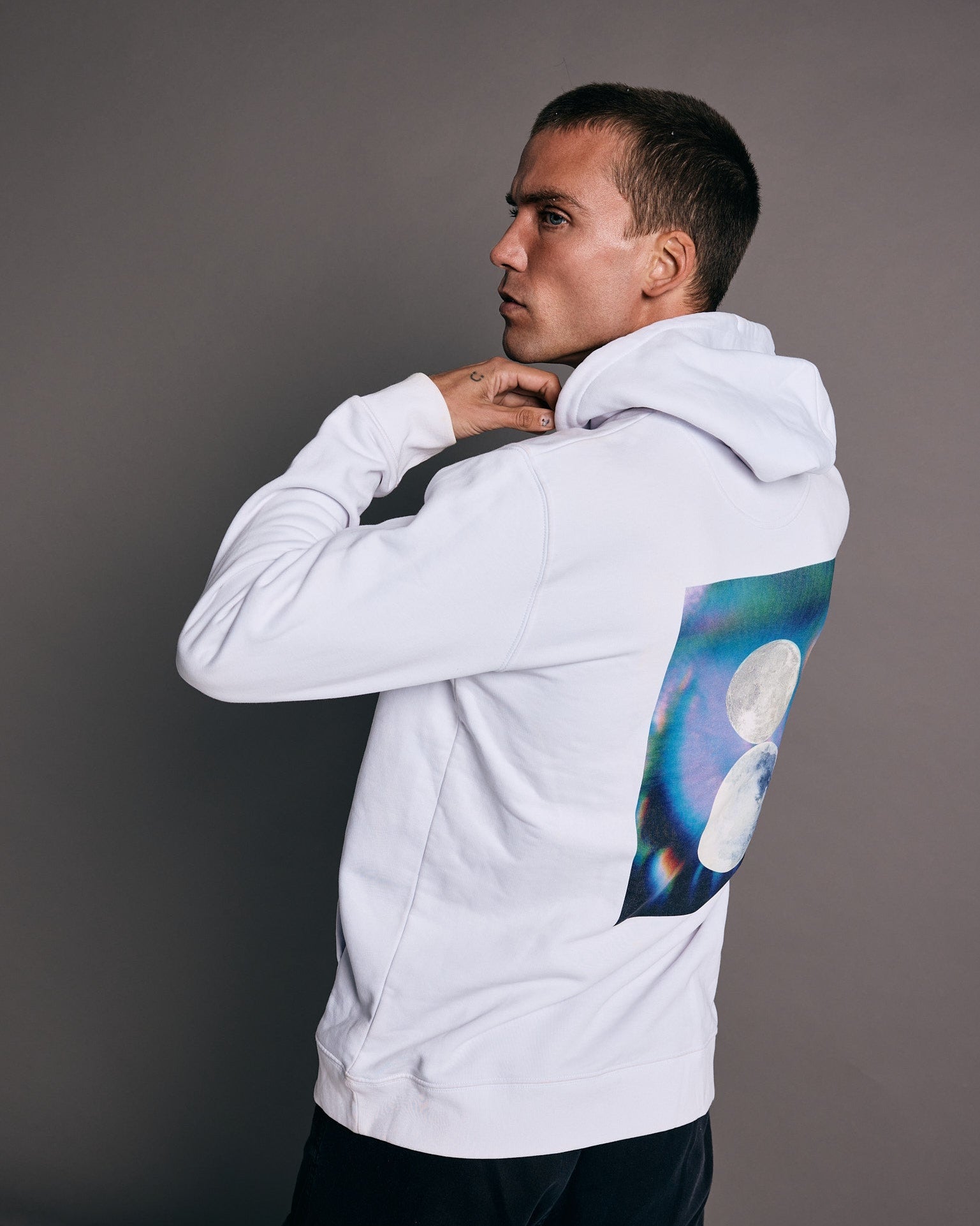 Materialise x White Hoodie x Graphic Hoodie