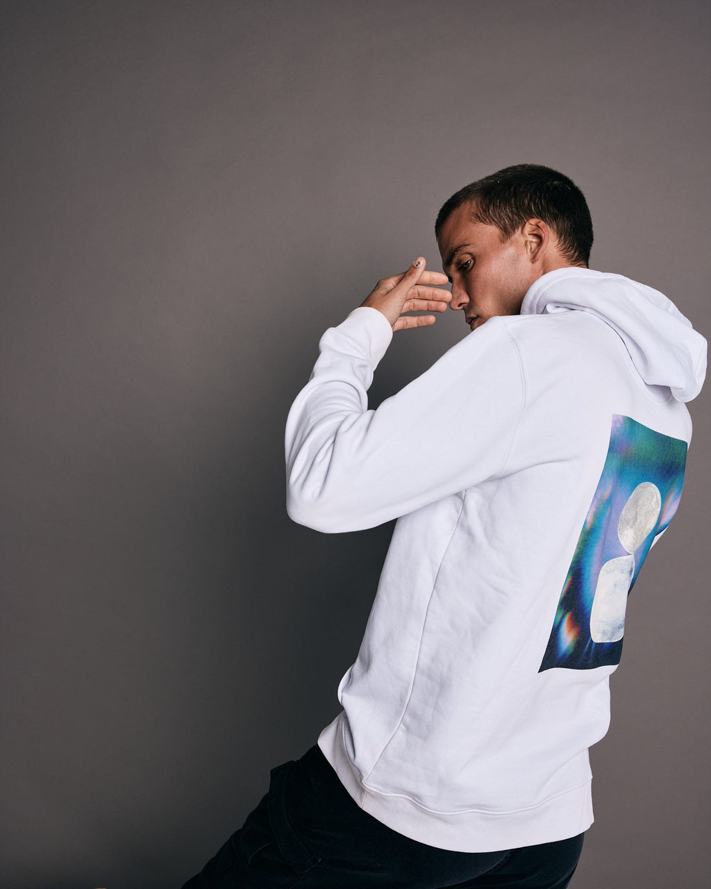 Materialise x White Hoodie x Graphic Hoodie