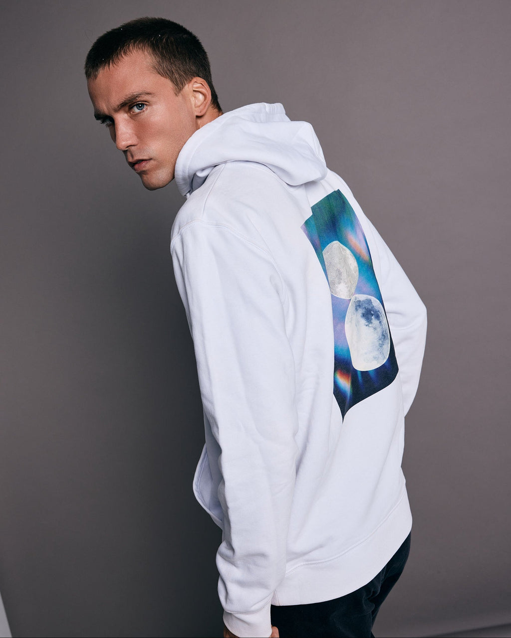 Materialise x White Hoodie x Graphic Hoodie