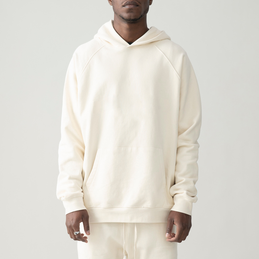 Raglan Off-White Hoodie Oversized