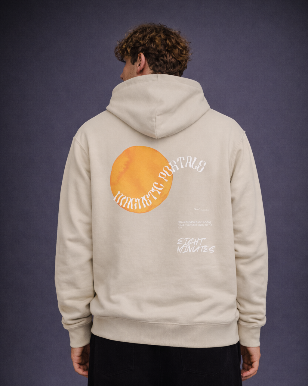 Magnetic Portals Beige Hoodie x Desert Edition