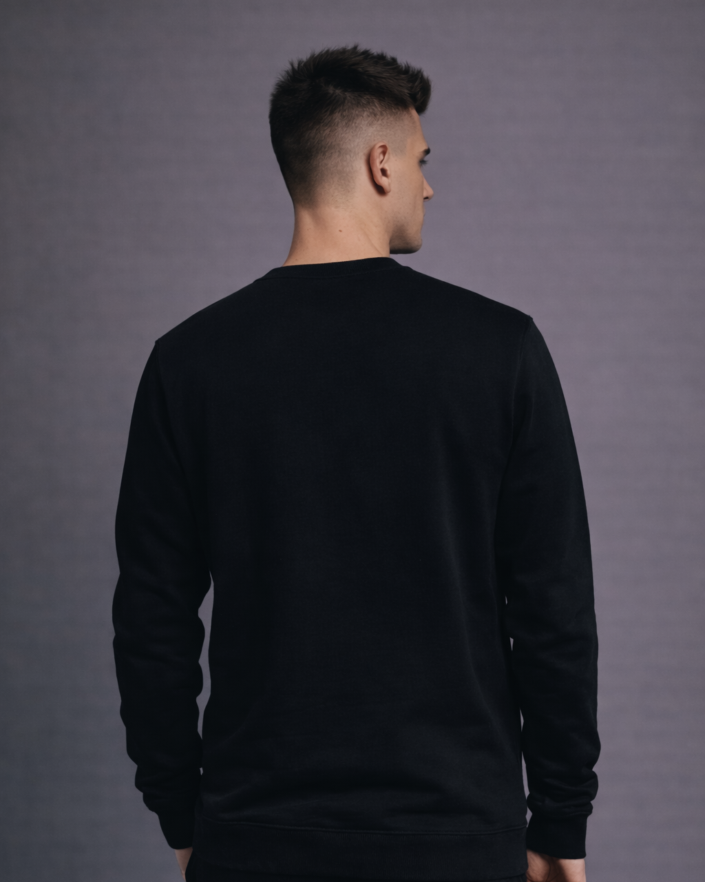 Surreal Senses x Blue and Black Crewneck Sweatshirt