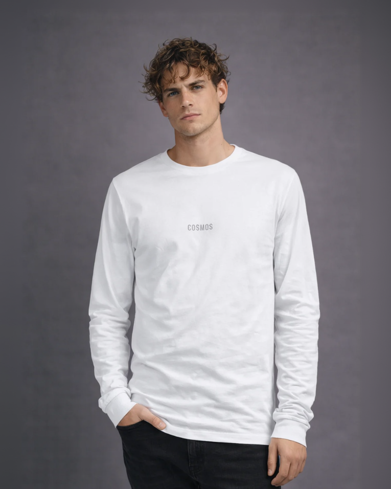 Cosmos x Long Sleeve Shirt White