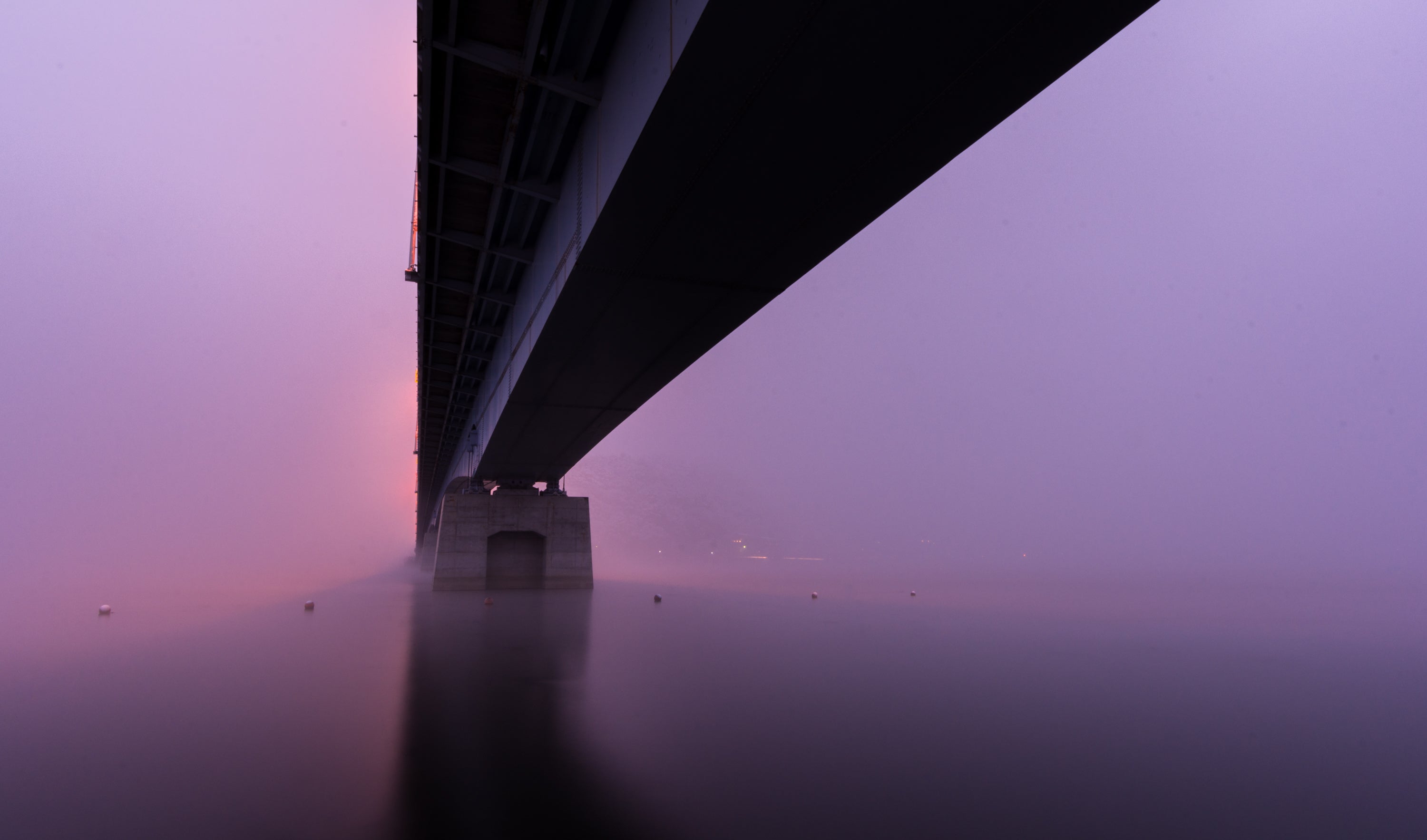 purple sky bridge 