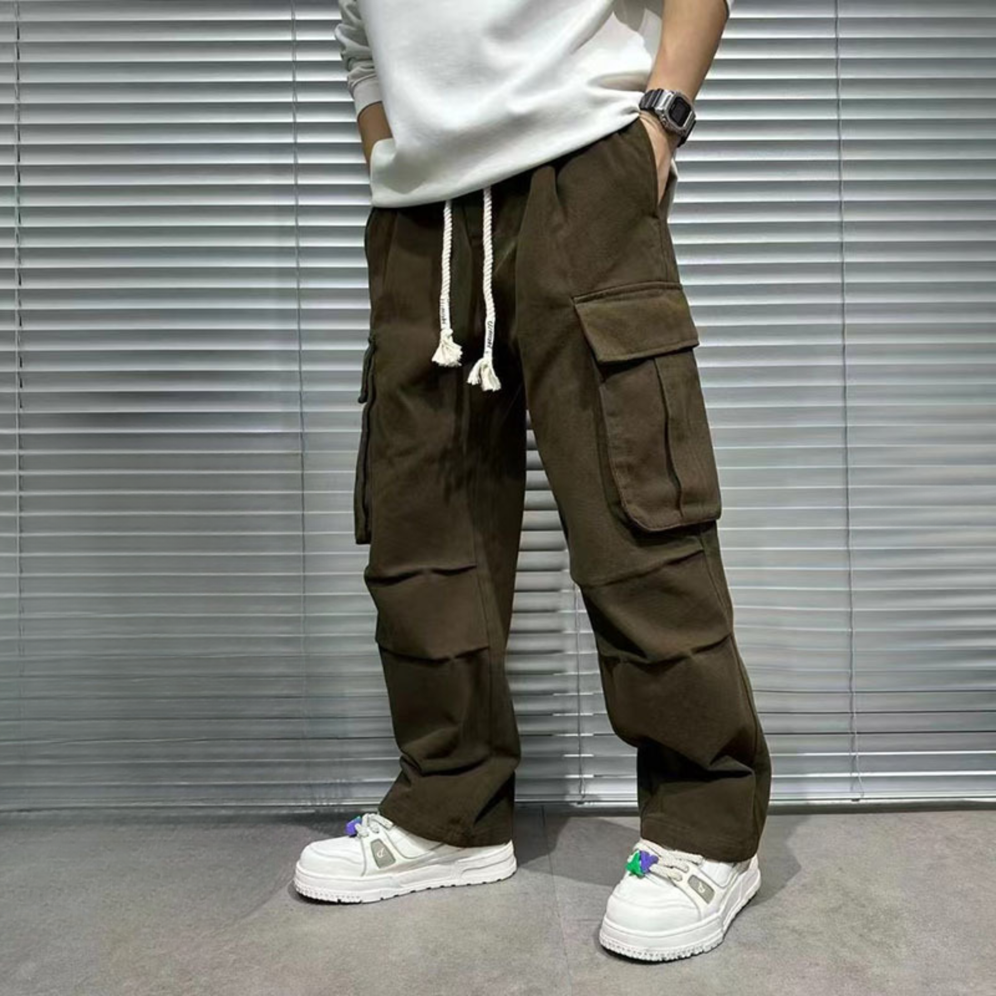 Military Style Camouflage Tactical Pants Streetwear Hip Hop Harem Cargo  Trousers | eBay