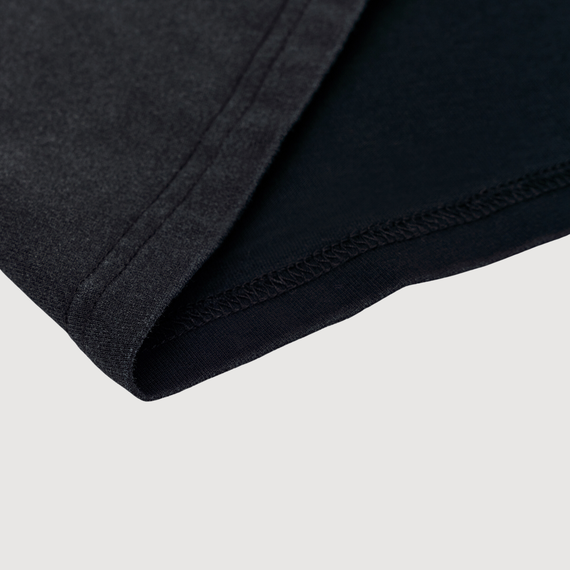 Oversized black t-shirt luxury streetwear sewing