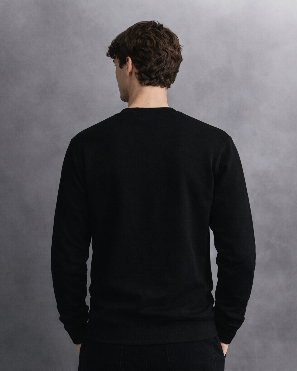 Surreal Senses x Blue and Black Crewneck Sweatshirt