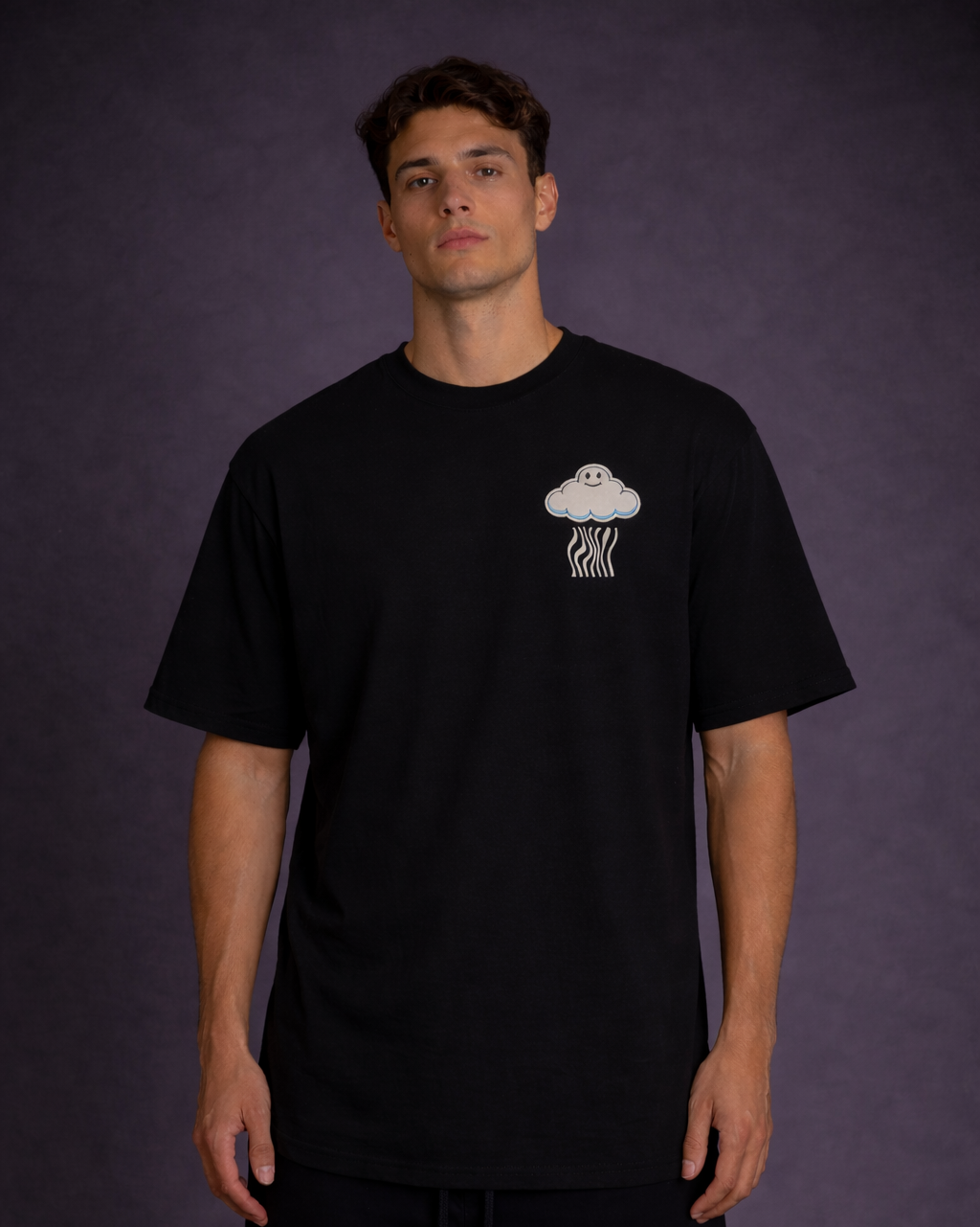Mr. Cloud x Black T-shirt