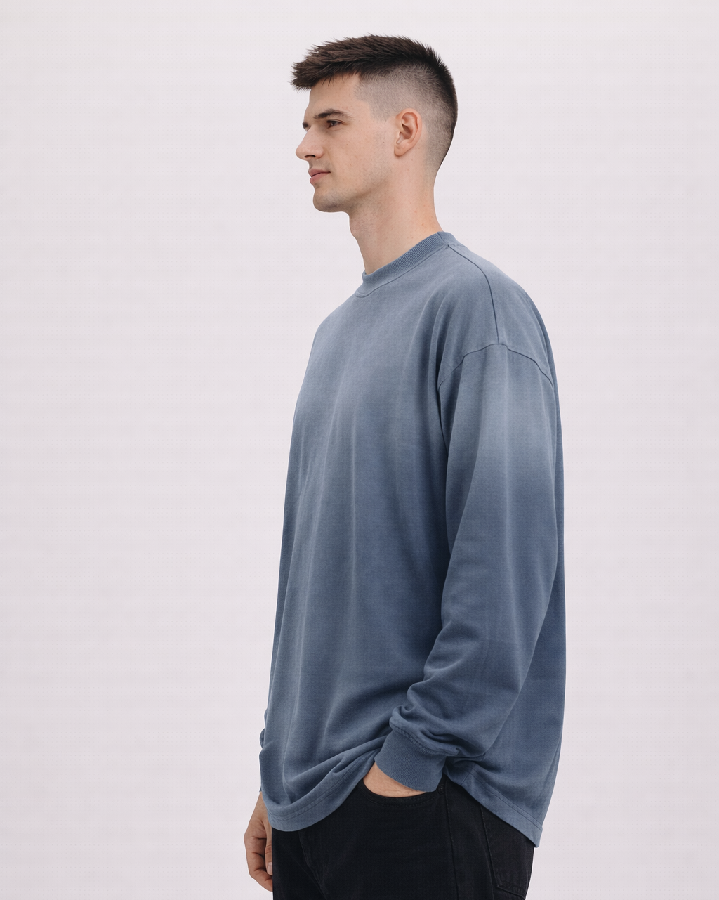 Oversized Crewneck x Drop Shoulder x Washed Out