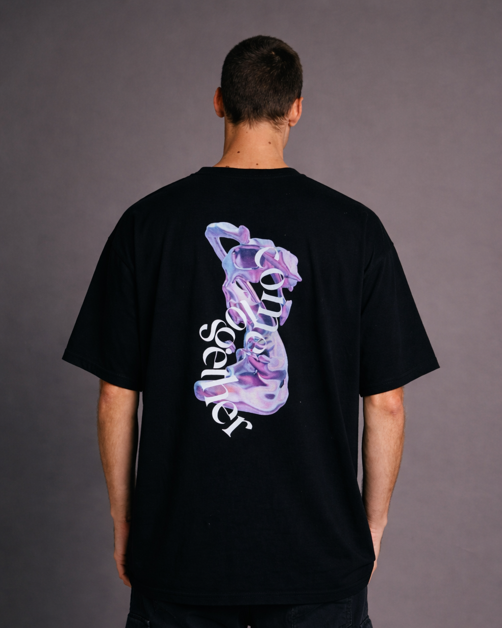 Come Together x Graphic T-Shirt x Black T-Shirt (Back Design)