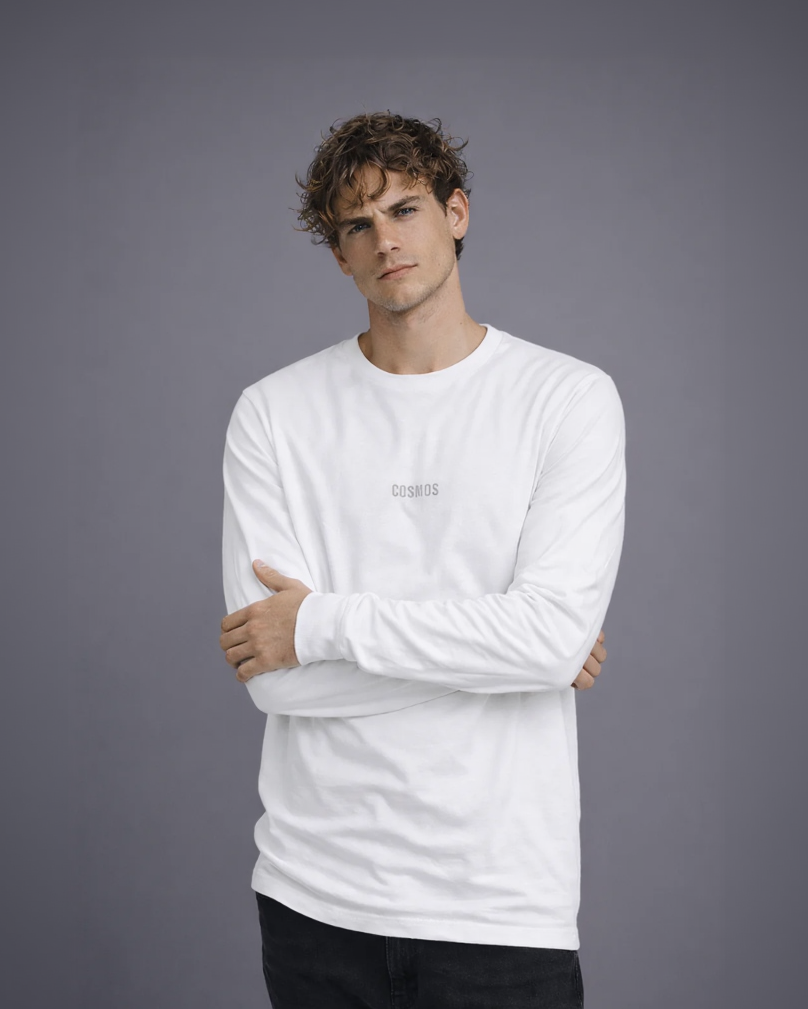 Cosmos x Long Sleeve Shirt White