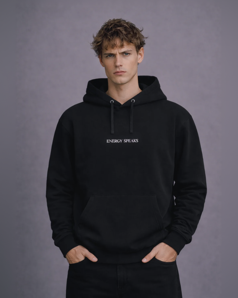 Energy Speaks x Black Hoodie