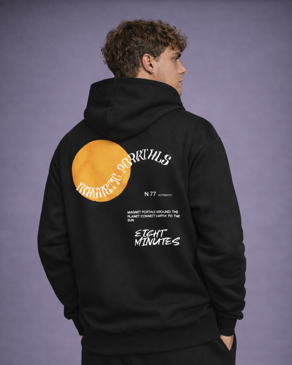 Magnetic Portals x Black Hoodie