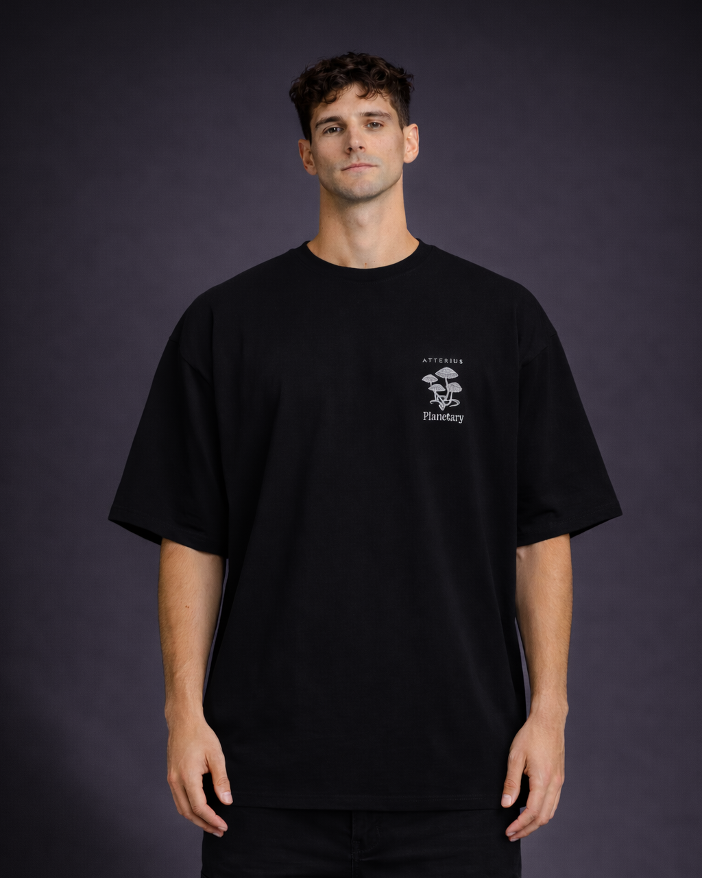 Mycelium x RESONANCE Black T Shirt x The Underground Genius