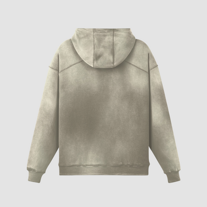 beige hoodie back, luxury streetwear hoodies oversized drop shoulder streetwear aesthetic