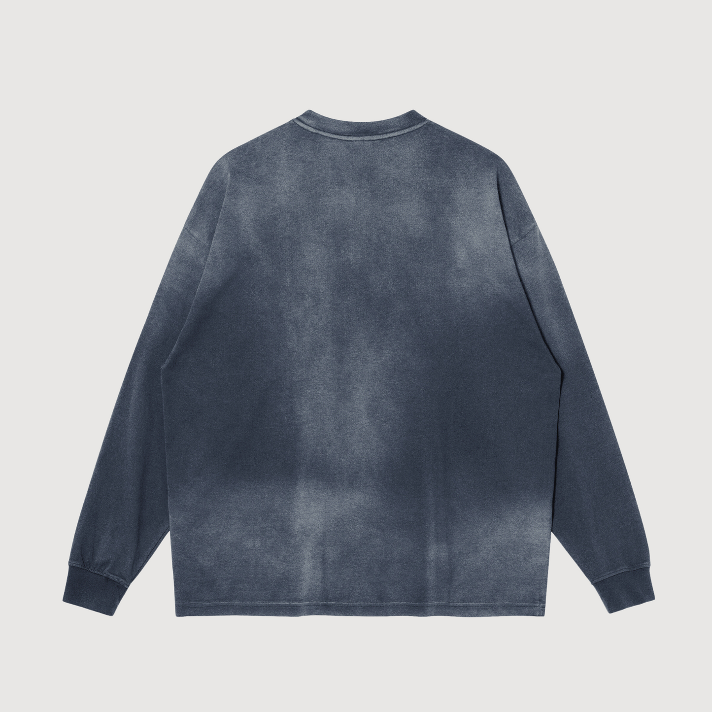 grey oversized crewneck sweatshirt luxury streetwear