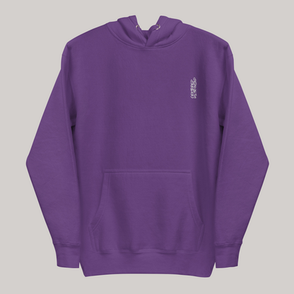 Purple hoodie front side streetwear