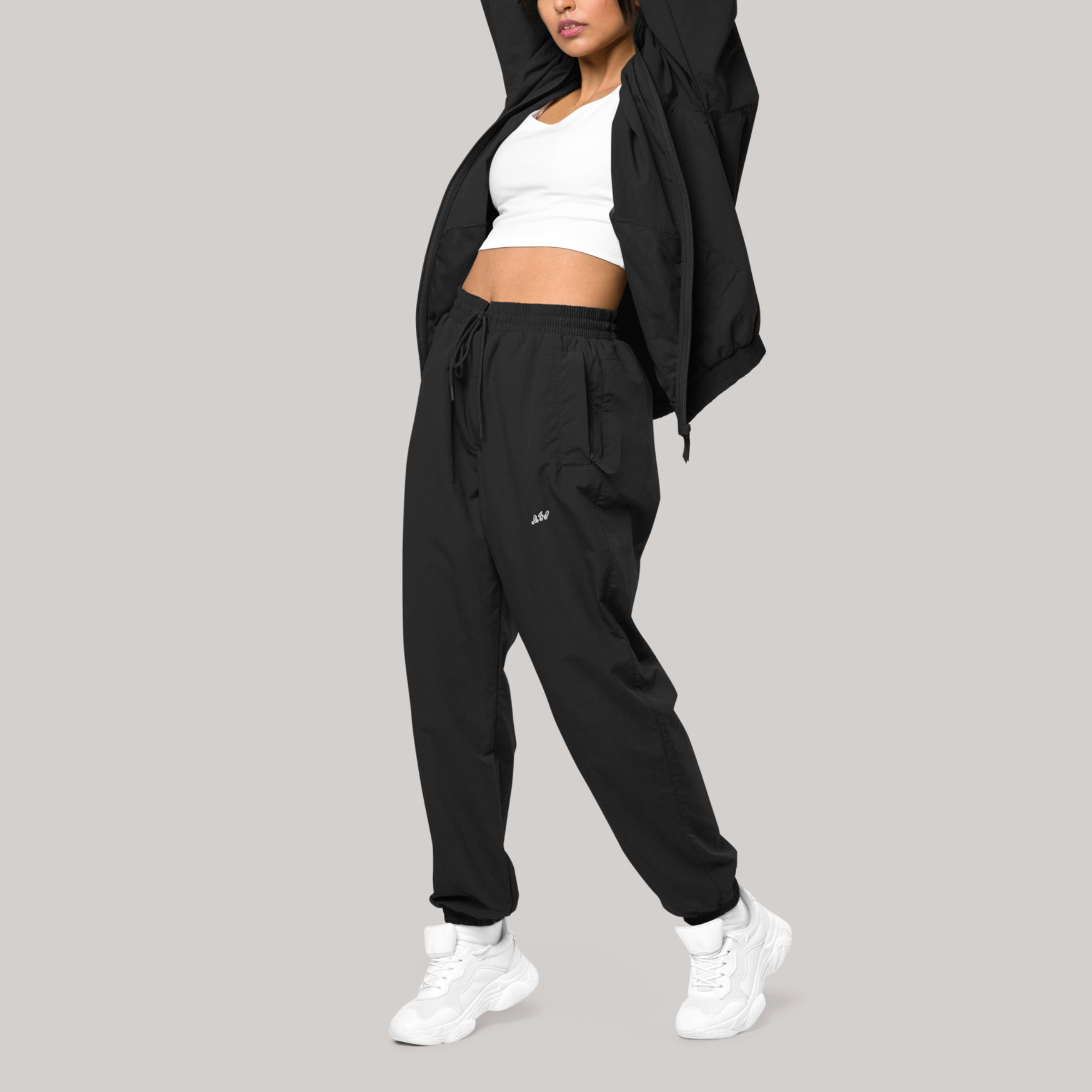 Black Tracker Pants