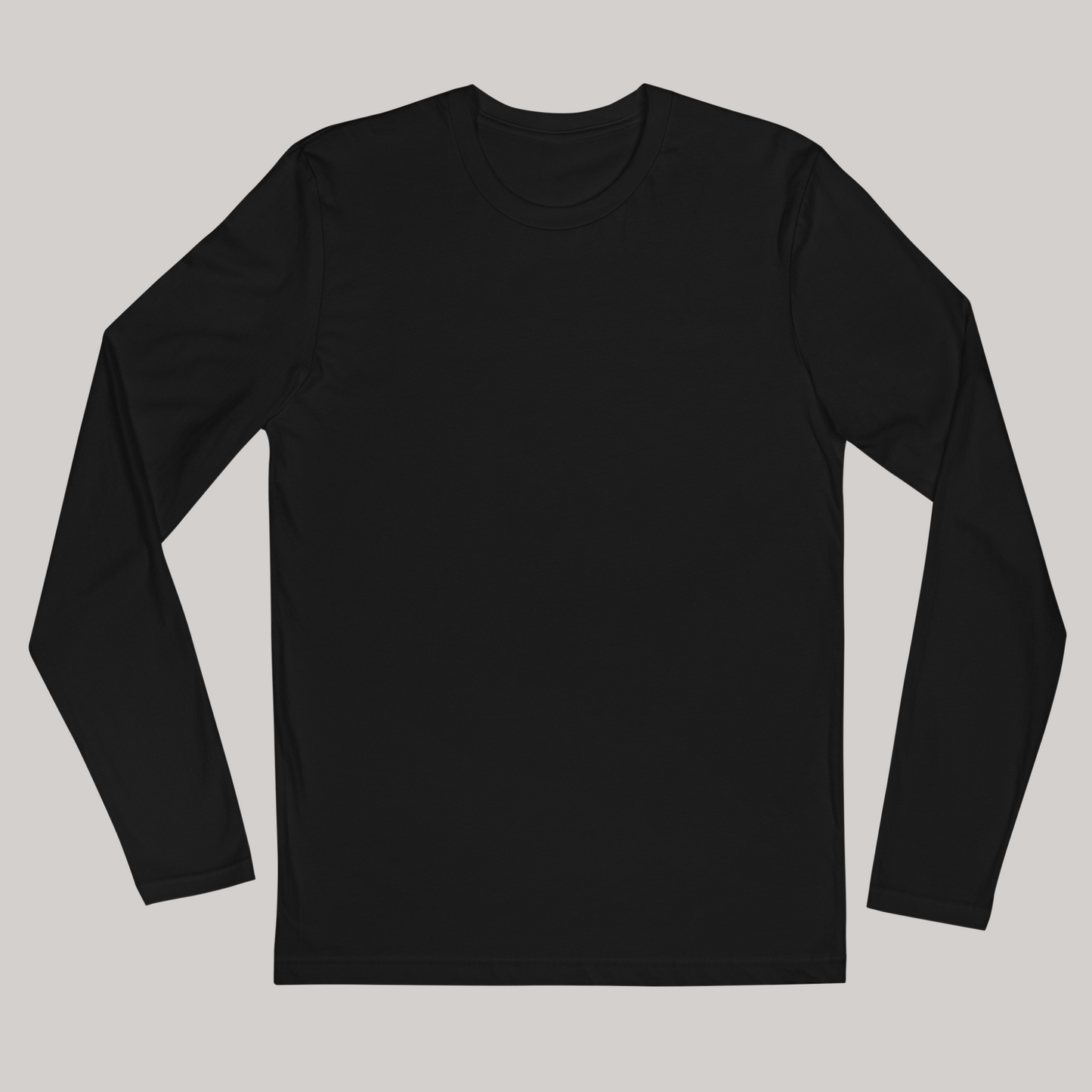 Quantum x Long Sleeve Fitted Crew (Back Design)