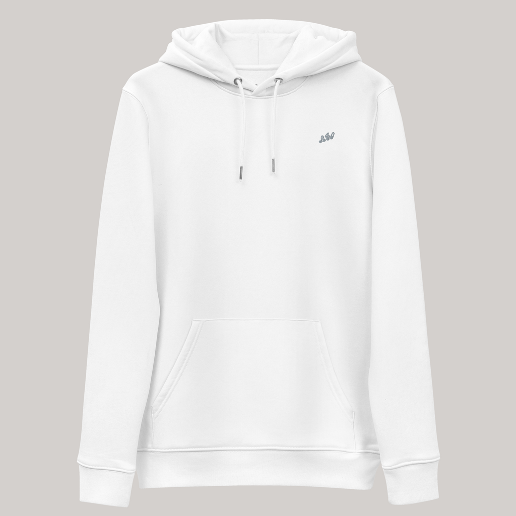plain white hoodie, 980 embroidery basic aeterius streetwear urban clothing store