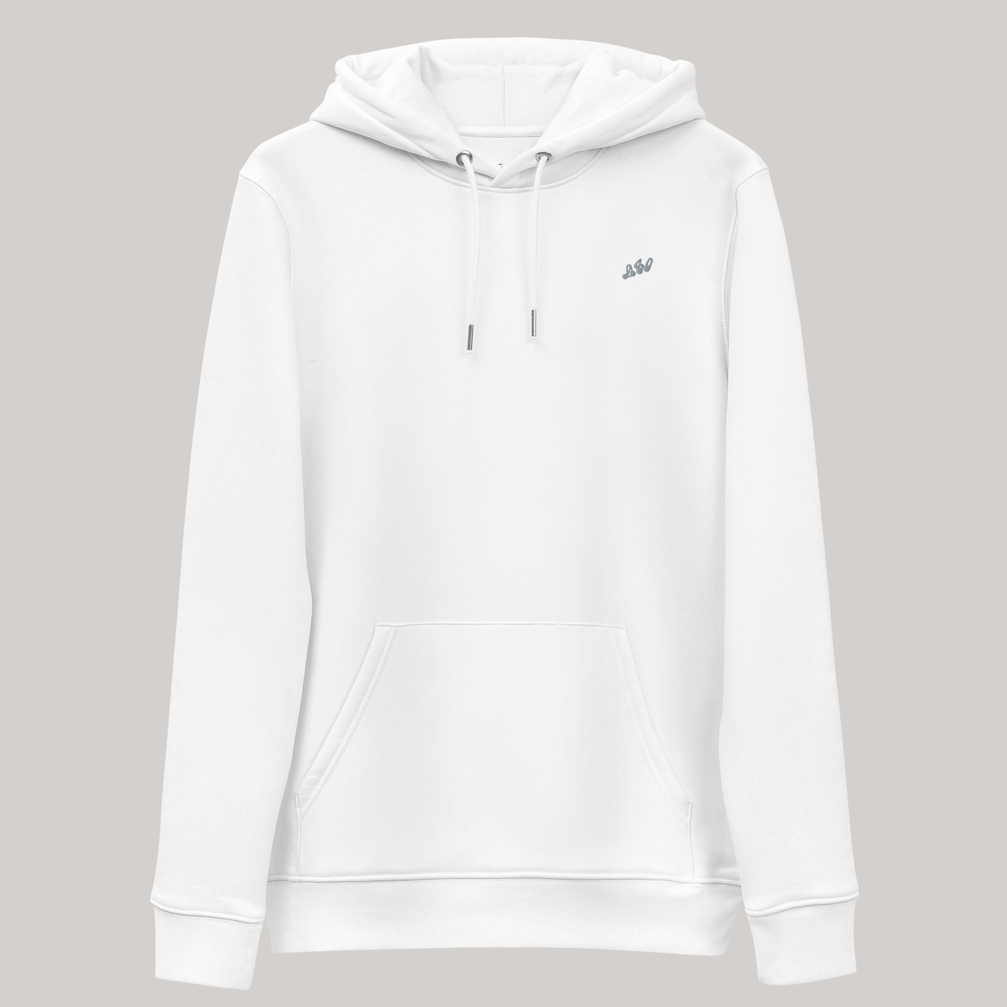 plain white hoodie, 980 embroidery basic aeterius streetwear urban clothing store
