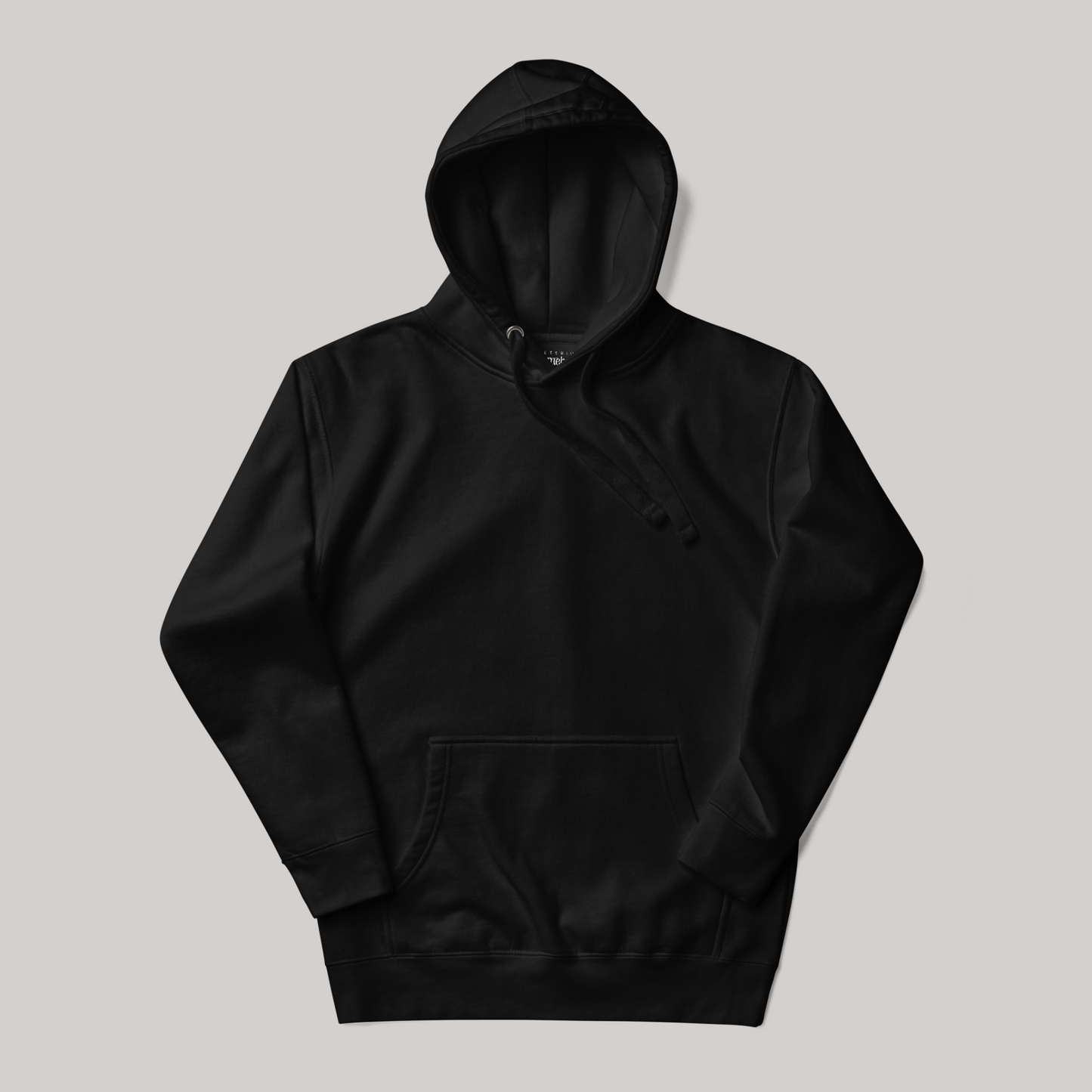 Black hoodie streetwear AETERIUS sweatshirt