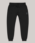 aeterius streetwear black joggers sweatpants centered ultramind embroidery 