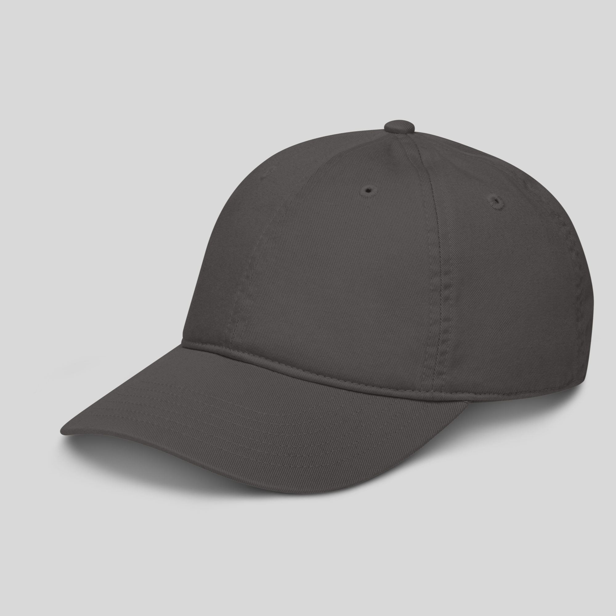 aeterius streetwear luxury grey dad cap hat baseball accessory plain front back embroidery 'dive into the unknown'