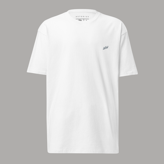 980 Plain White T-Shirt AETERIUS luxury streetwear heavy thick t shirt