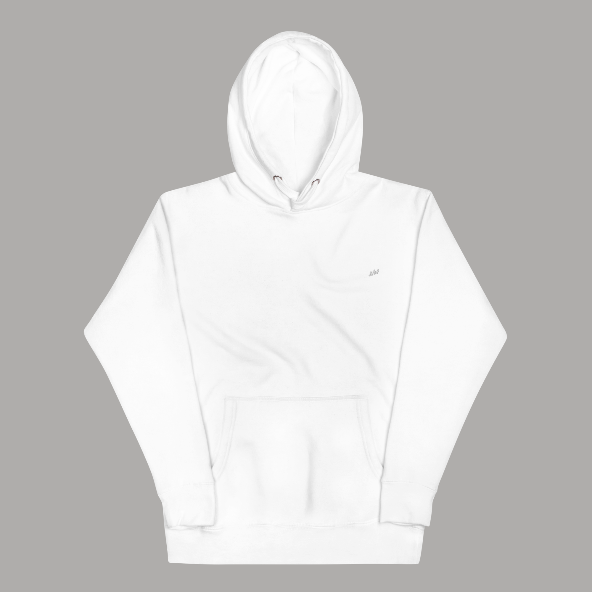 white hoodie, luxury streetwear hoodies, white sweatshirt AETERIUS 980 embroidery