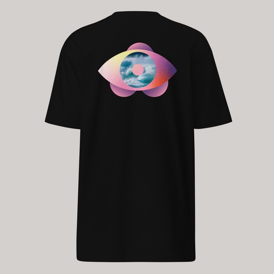 Tides x Black T-Shirt (Back Design)