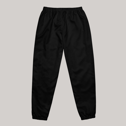 Black track pants oversized sportswear streetwear aeterius