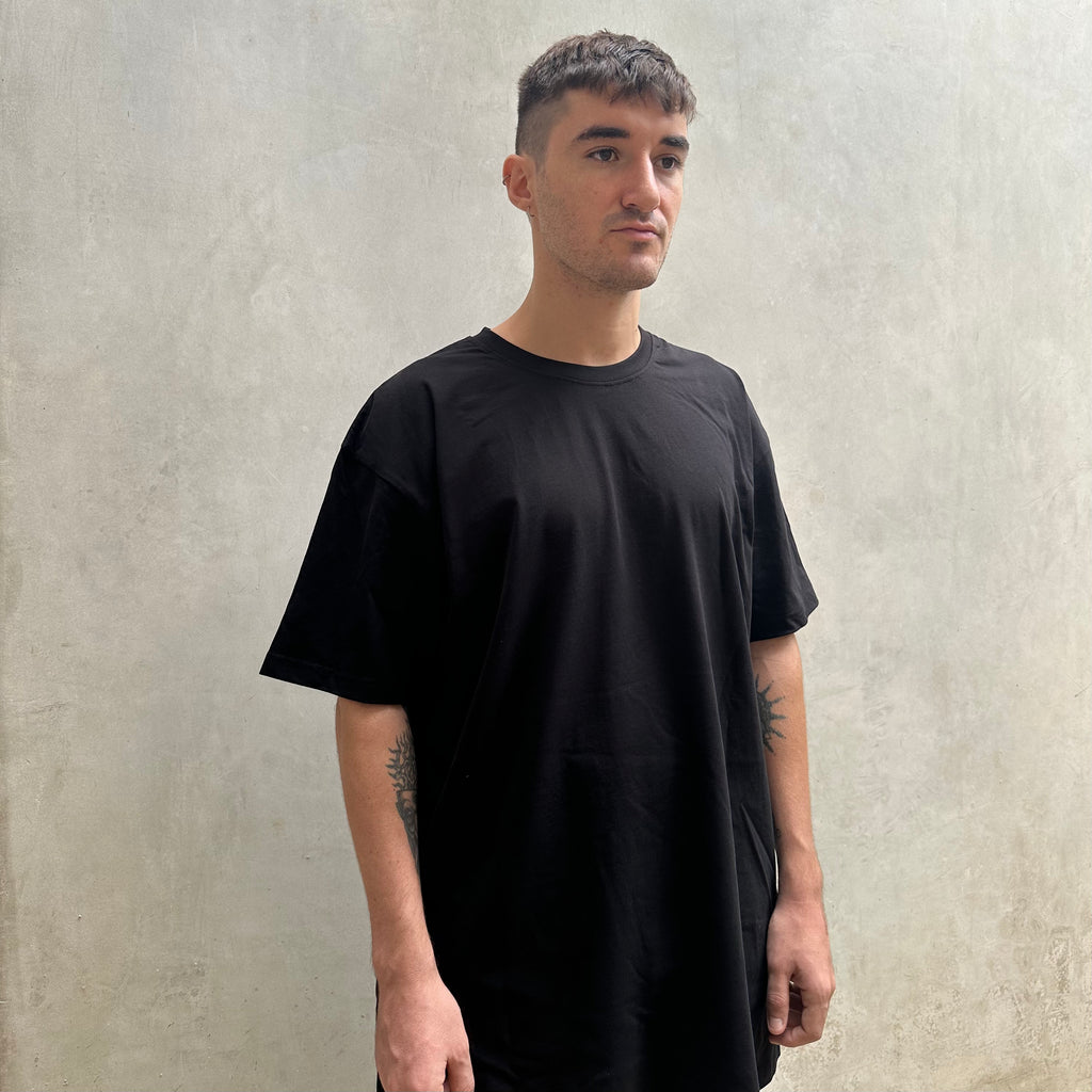 Cosmic Vision T-Shirt x Black and Blue Graphic Tee x Black T-Shirt