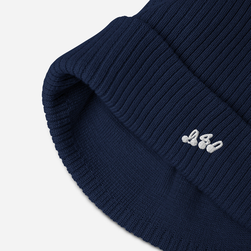 980 x Navy Beanie Hat